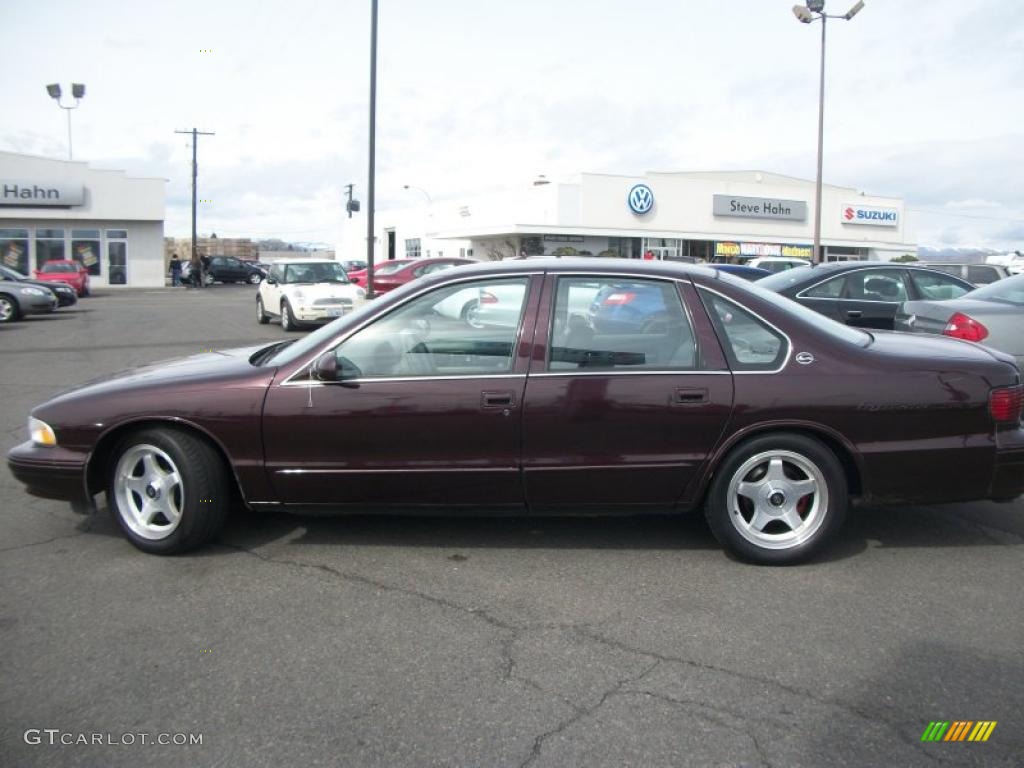 Dark Cherry Metallic 1996 Chevrolet Impala SS Exterior Photo #47303231