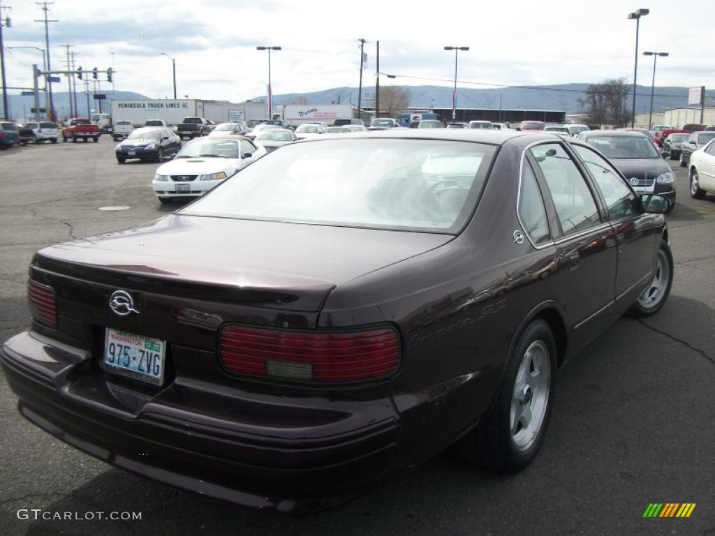 1996 Impala SS - Dark Cherry Metallic / Gray photo #7