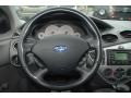 Medium Graphite 2003 Ford Focus ZX3 Coupe Steering Wheel
