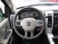 Dark Slate/Medium Graystone 2011 Dodge Ram 2500 HD SLT Outdoorsman Crew Cab 4x4 Steering Wheel