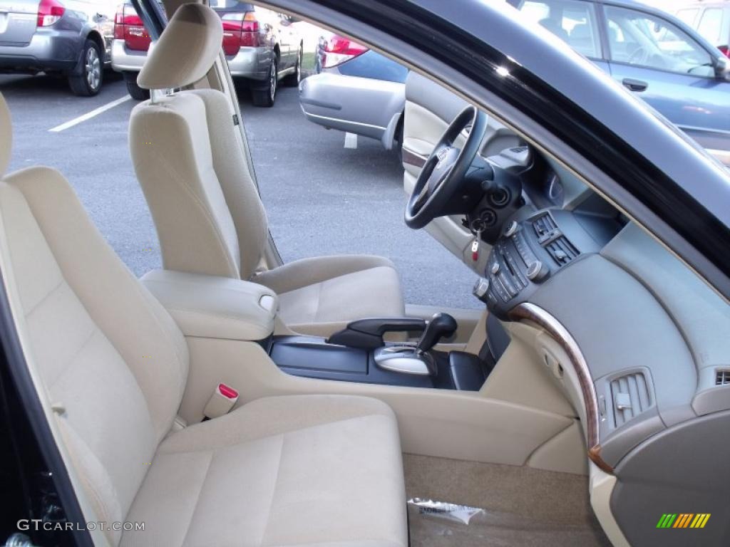 2009 Accord EX Sedan - Crystal Black Pearl / Ivory photo #12