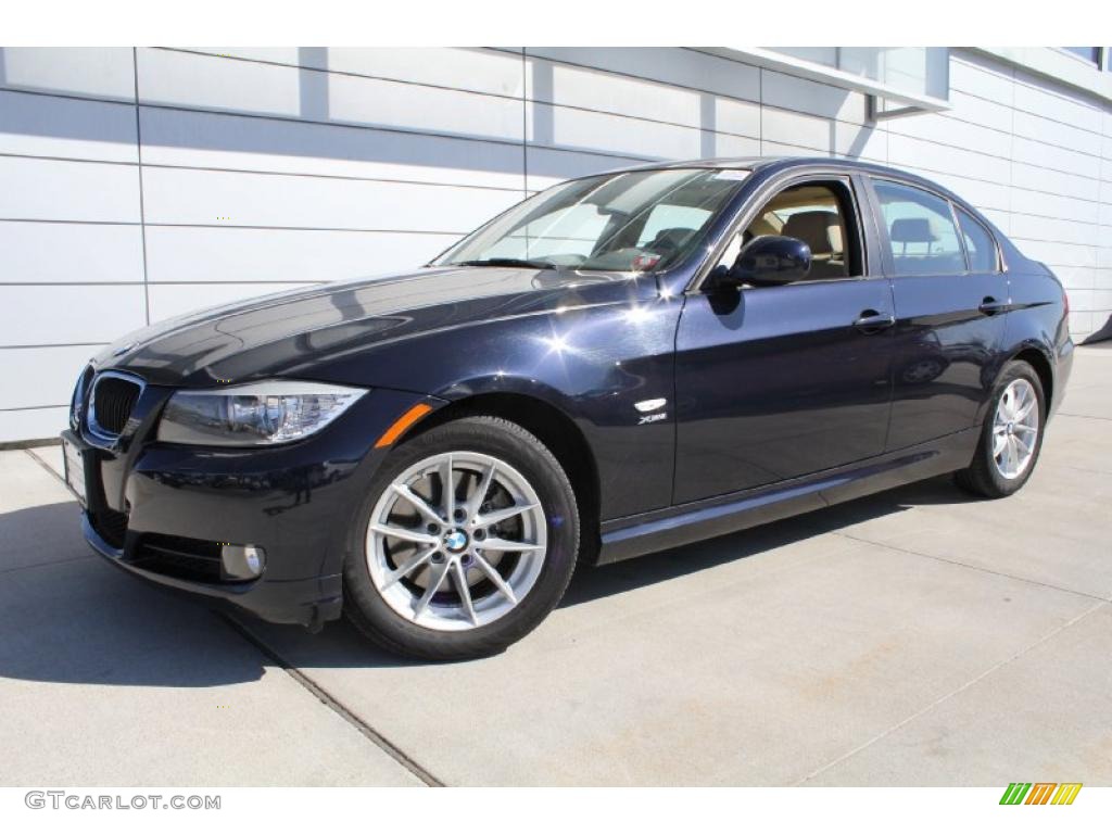 2010 3 Series 328i xDrive Sedan - Monaco Blue Metallic / Beige photo #1