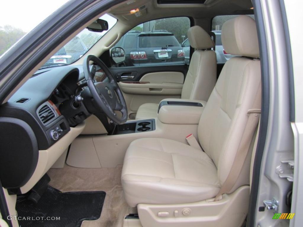 Light Cashmere/Ebony Interior 2008 Chevrolet Suburban 1500 LT Photo #47305400