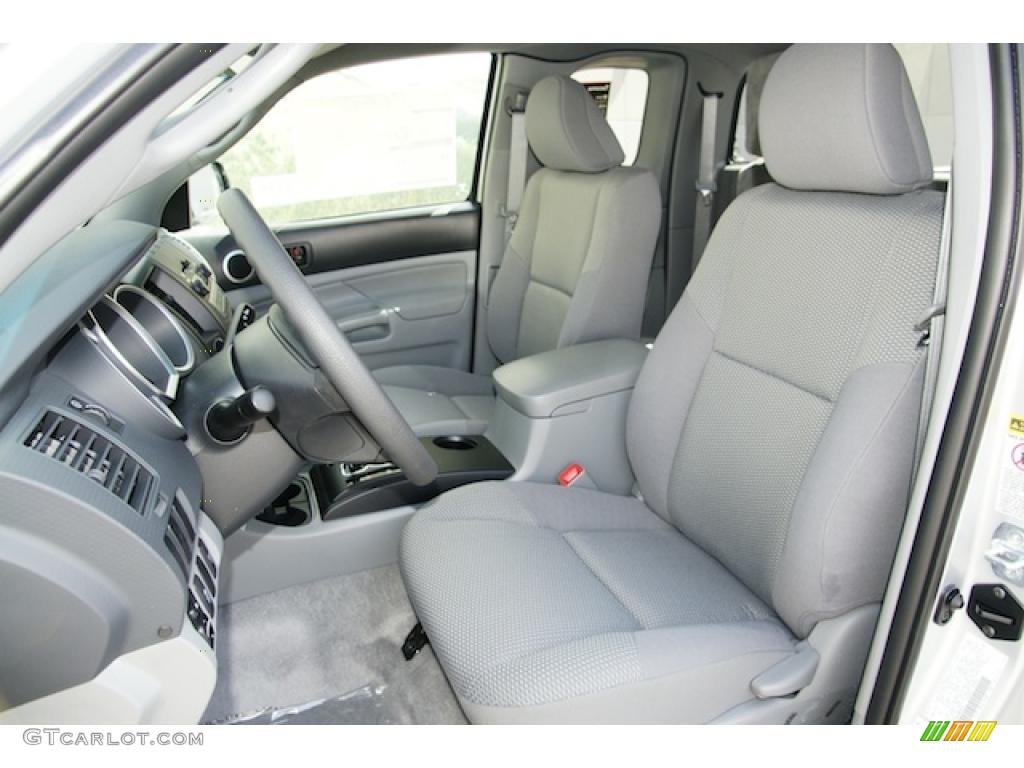 Graphite Gray Interior 2011 Toyota Tacoma Access Cab 4x4 Photo #47306114