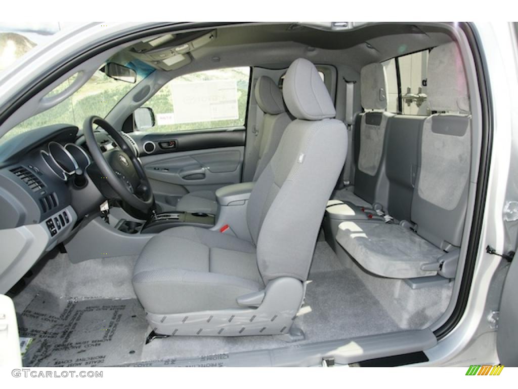 Graphite Gray Interior 2011 Toyota Tacoma Access Cab 4x4 Photo #47306144