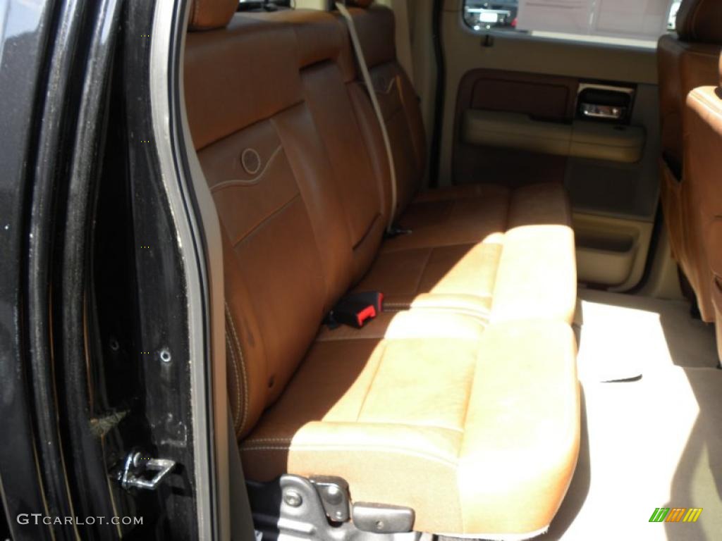 2005 F150 King Ranch SuperCrew - Black / Castano Brown Leather photo #13