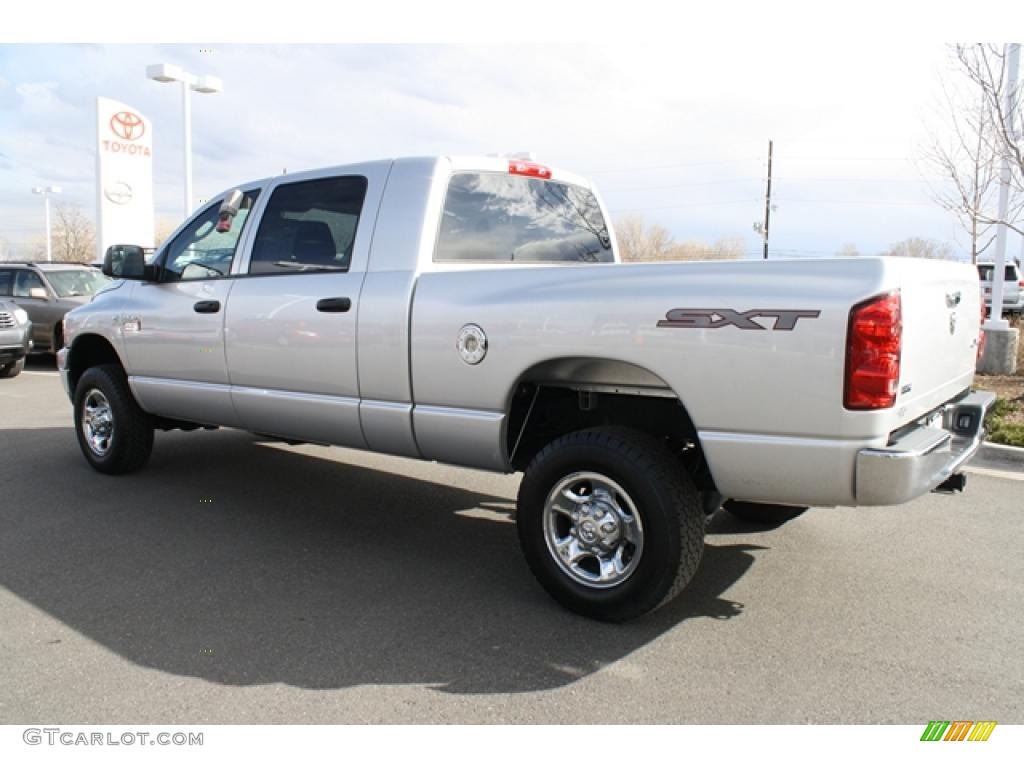 2009 Ram 2500 SXT Mega Cab 4x4 - Bright Silver Metallic / Medium Slate Gray photo #4