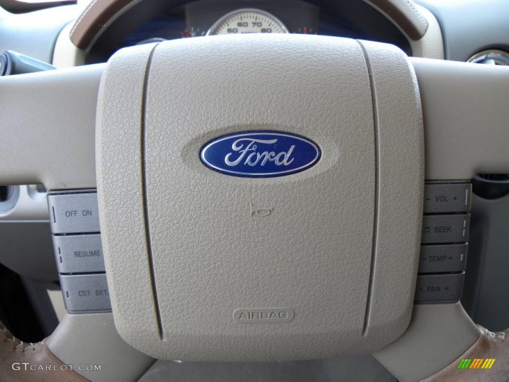 2005 F150 King Ranch SuperCrew - Black / Castano Brown Leather photo #25