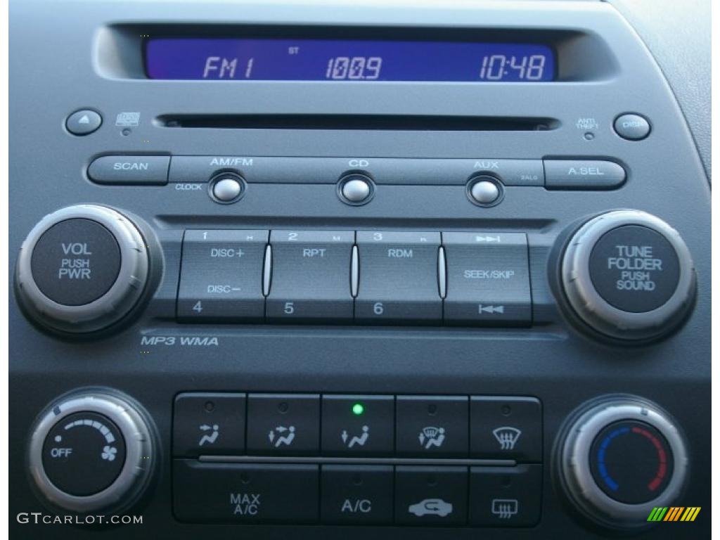 2010 Civic EX Sedan - Urban Titanium Metallic / Beige photo #6