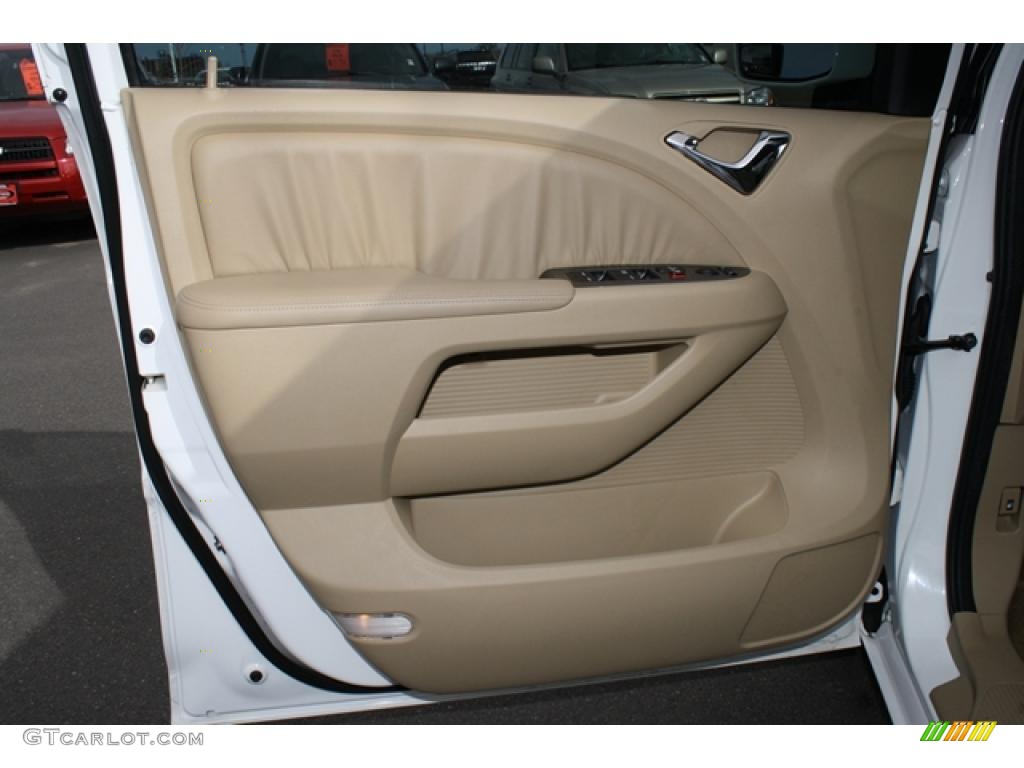 2010 Honda Odyssey EX-L Beige Door Panel Photo #47307873