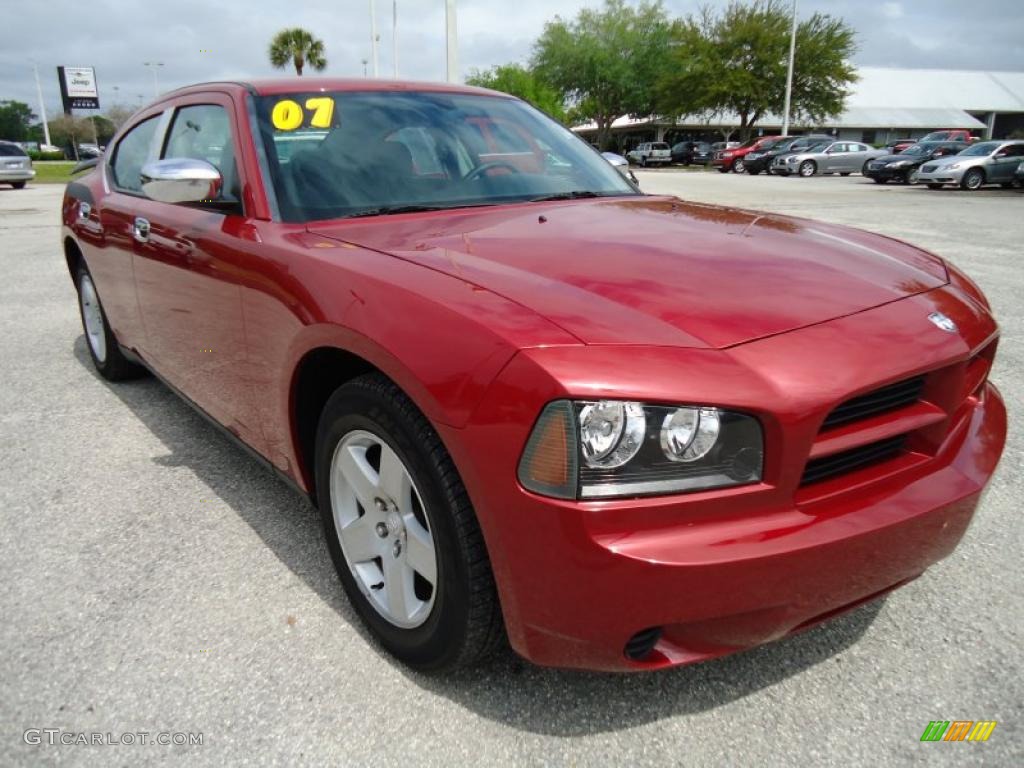 Inferno Red Crystal Pearl 2007 Dodge Charger SXT Exterior Photo #47309036