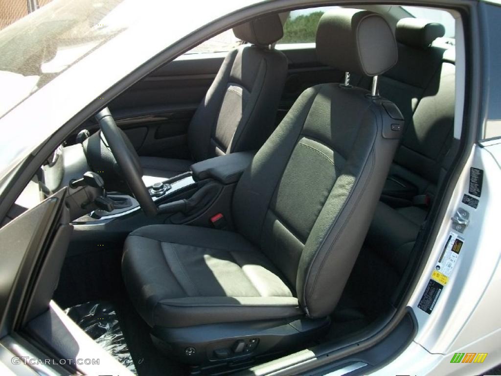 Black Interior 2011 BMW 3 Series 328i xDrive Coupe Photo #47309045