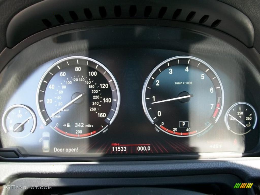 2010 BMW 5 Series 550i xDrive Gran Turismo Gauges Photo #47309702