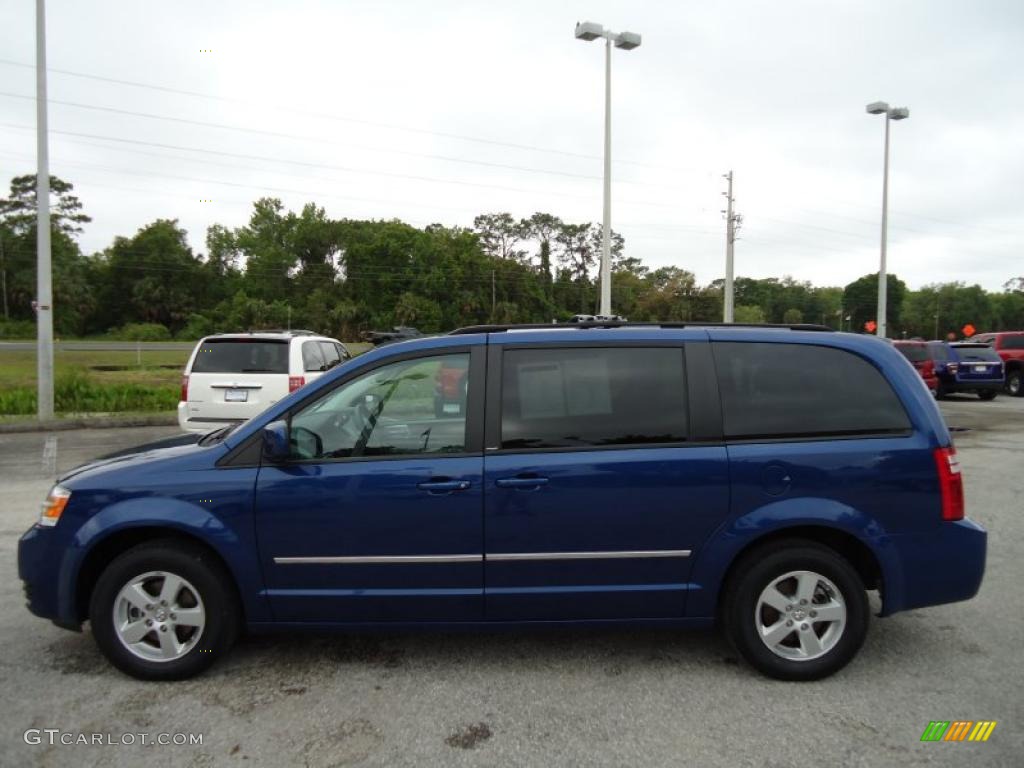 Deep Water Blue Pearl Coat 2010 Dodge Grand Caravan SXT Exterior Photo #47309774