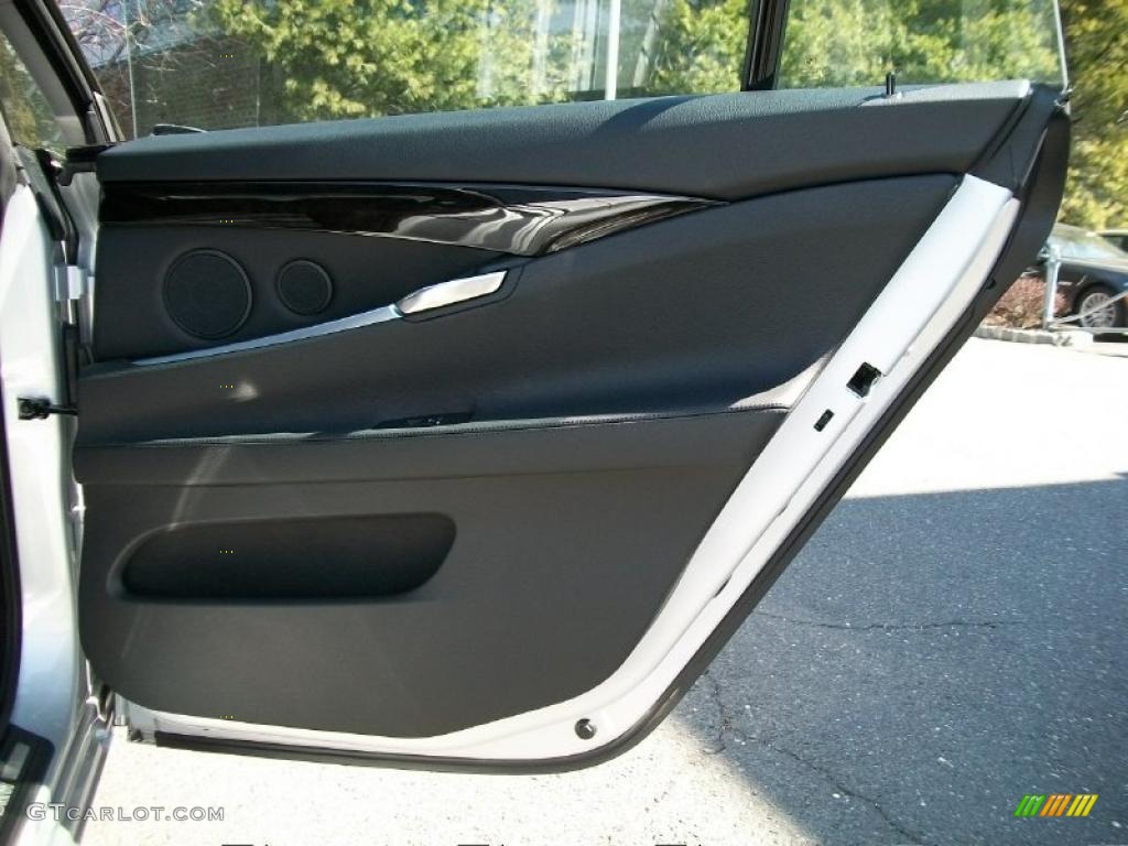 2010 BMW 5 Series 550i xDrive Gran Turismo Black Door Panel Photo #47309792