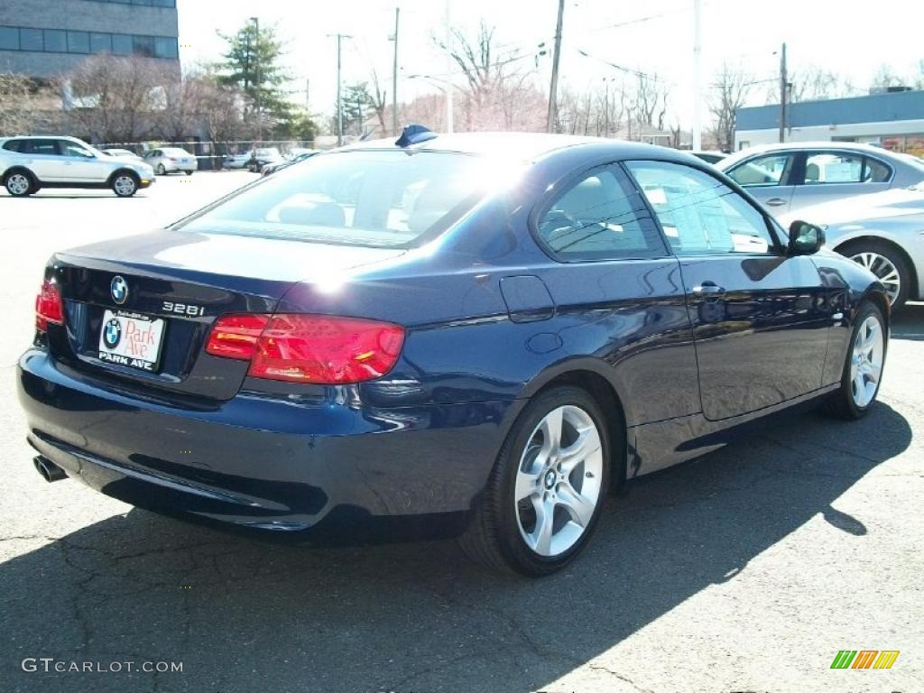 2011 3 Series 328i xDrive Coupe - Deep Sea Blue Metallic / Oyster/Black Dakota Leather photo #5