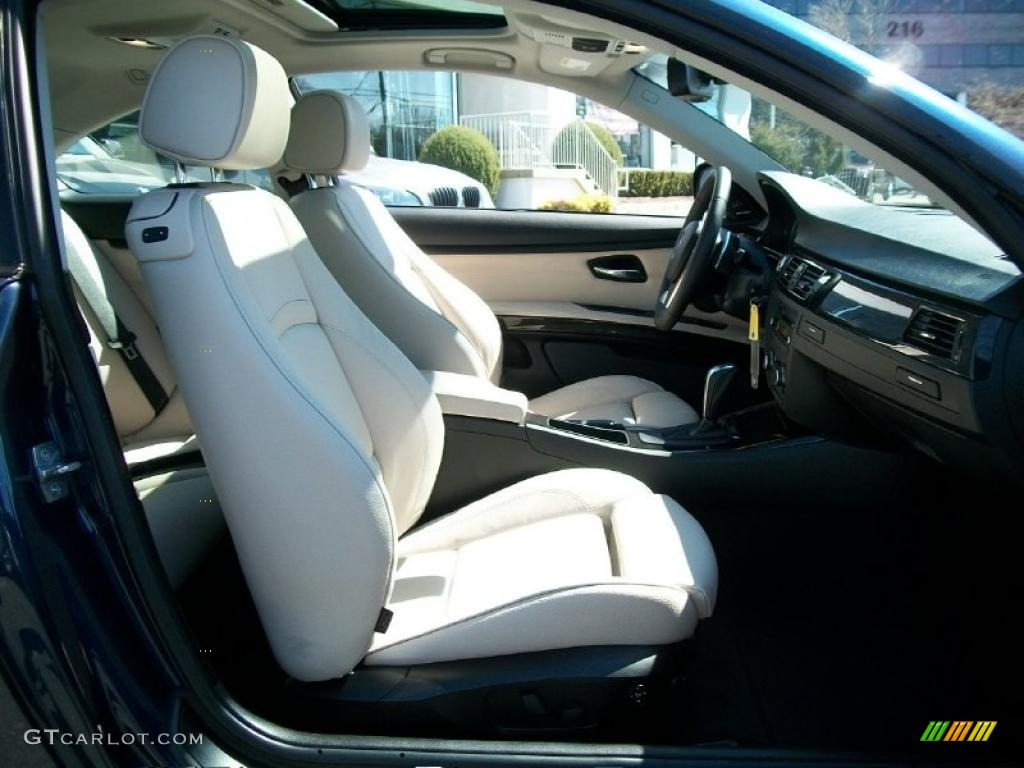 2011 3 Series 328i xDrive Coupe - Deep Sea Blue Metallic / Oyster/Black Dakota Leather photo #28