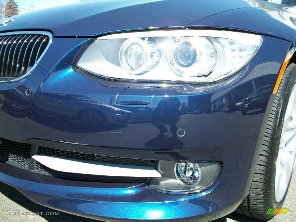 2011 3 Series 328i xDrive Coupe - Deep Sea Blue Metallic / Oyster/Black Dakota Leather photo #31