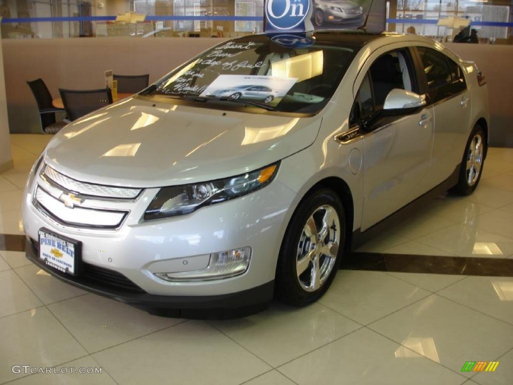 Silver Ice Metallic 2011 Chevrolet Volt Hatchback Exterior Photo #47310614