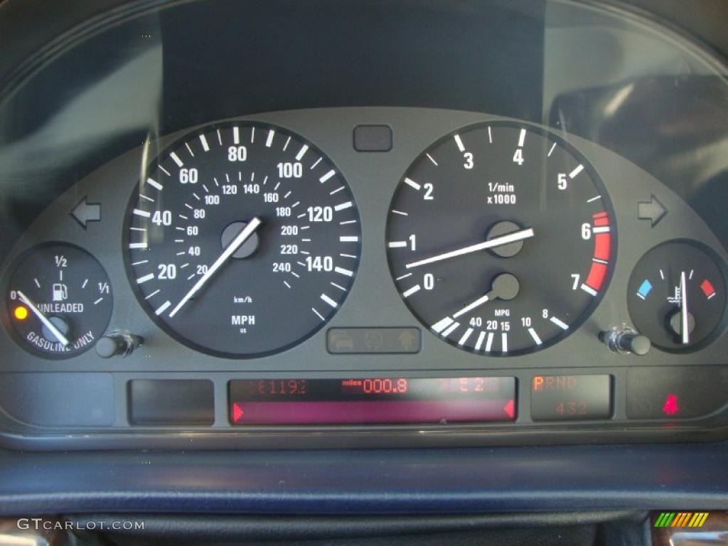 2000 BMW 7 Series 740iL Sedan Gauges Photo #47310827