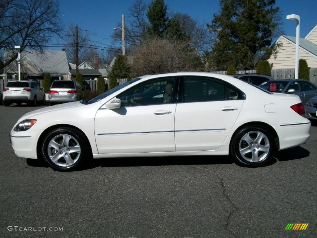 Premium White Pearl 2008 Acura RL 3.5 AWD Sedan Exterior Photo #47311643