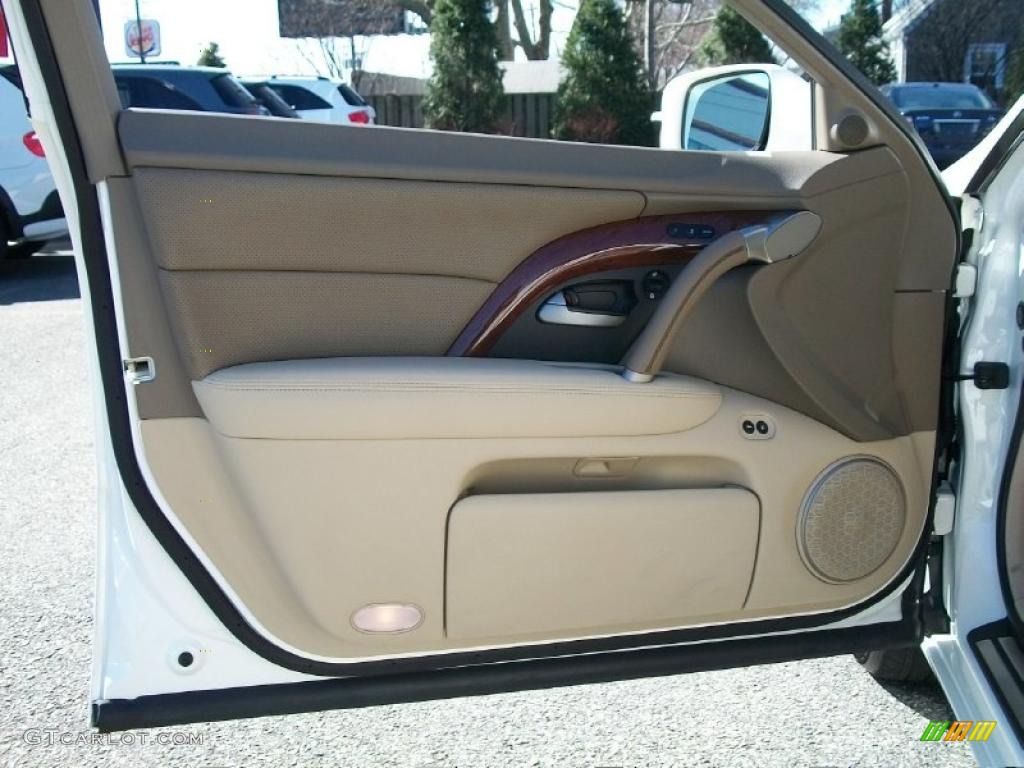 2008 Acura RL 3.5 AWD Sedan Parchment Door Panel Photo #47311688