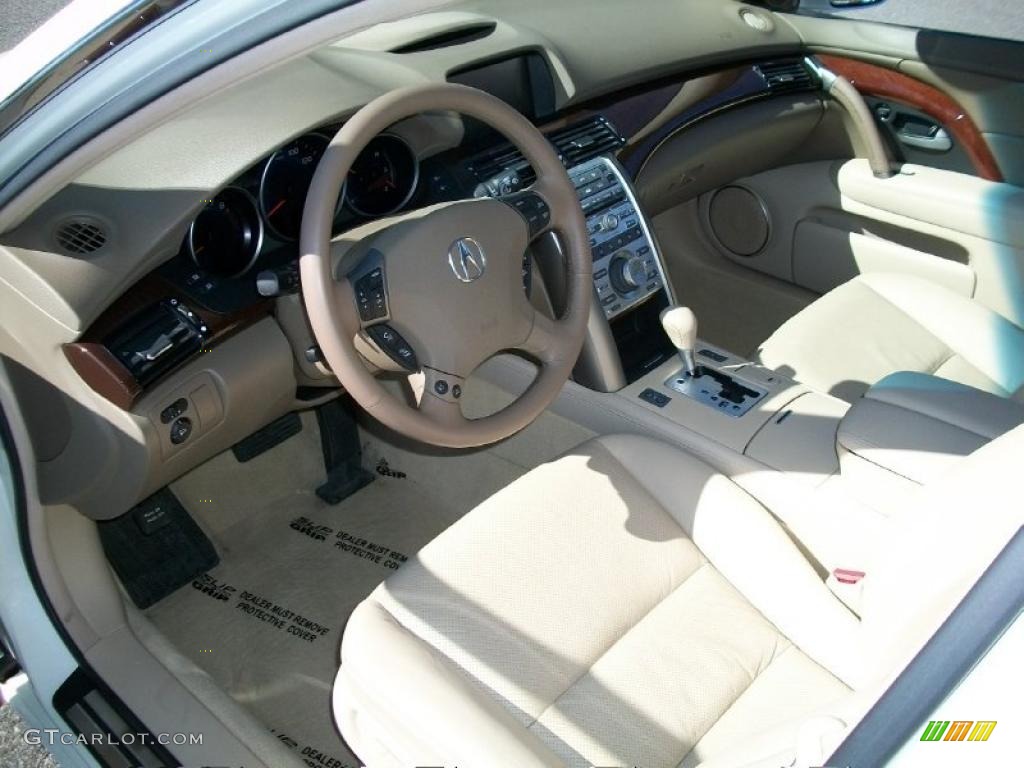 Parchment Interior 2008 Acura RL 3.5 AWD Sedan Photo #47311700