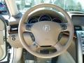 2008 Acura RL Parchment Interior Steering Wheel Photo