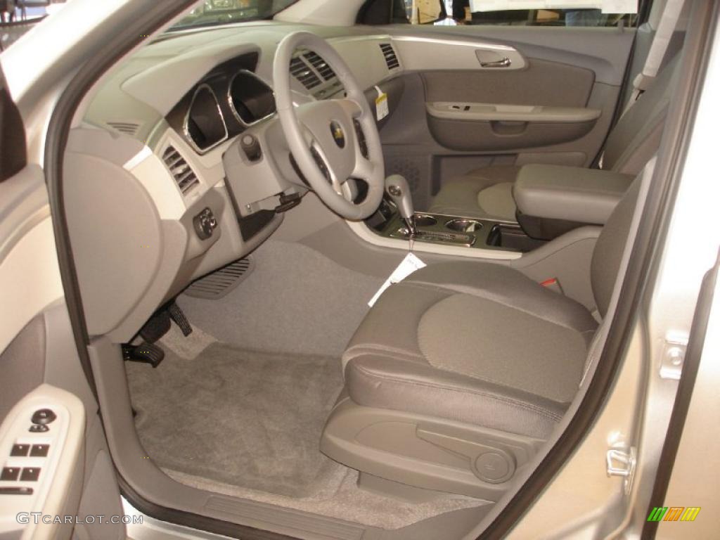 Dark Gray/Light Gray Interior 2011 Chevrolet Traverse LS AWD Photo #47311919