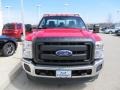 Vermillion Red - F350 Super Duty XL Regular Cab 4x4 Chassis Photo No. 3