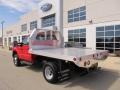 Vermillion Red - F350 Super Duty XL Regular Cab 4x4 Chassis Photo No. 8