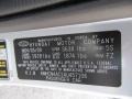 5S: Platinum Silver 2010 Hyundai Accent GLS 4 Door Color Code