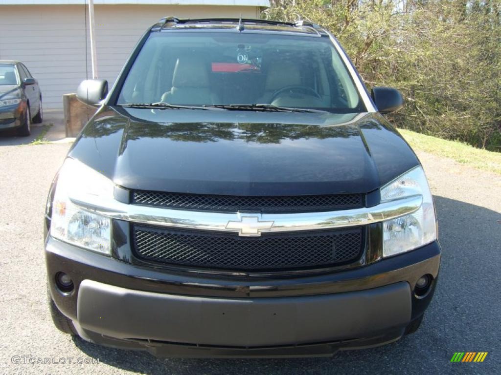 2005 Equinox LT AWD - Black / Light Gray photo #2