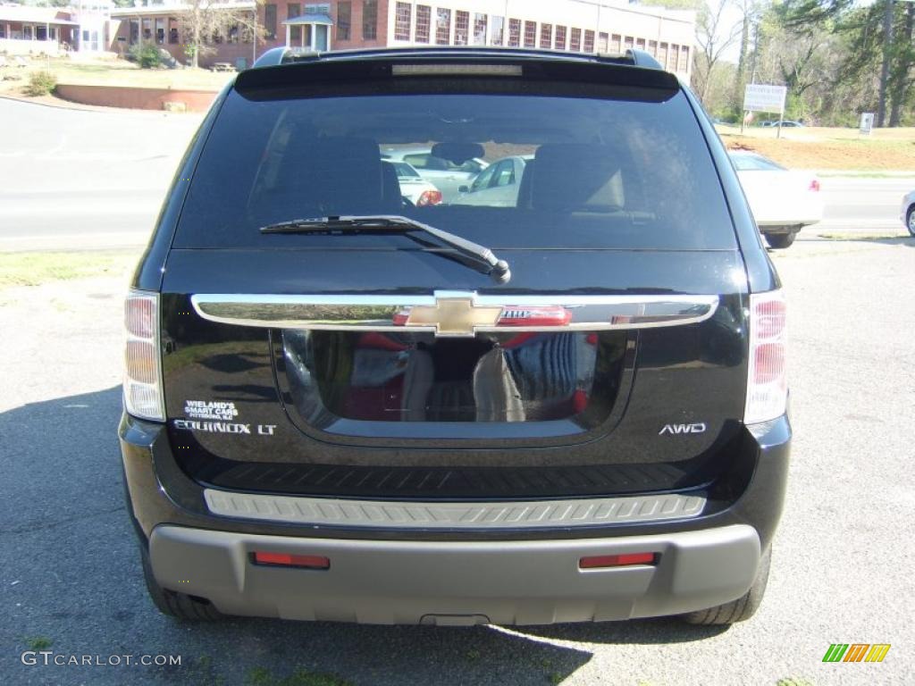 2005 Equinox LT AWD - Black / Light Gray photo #5