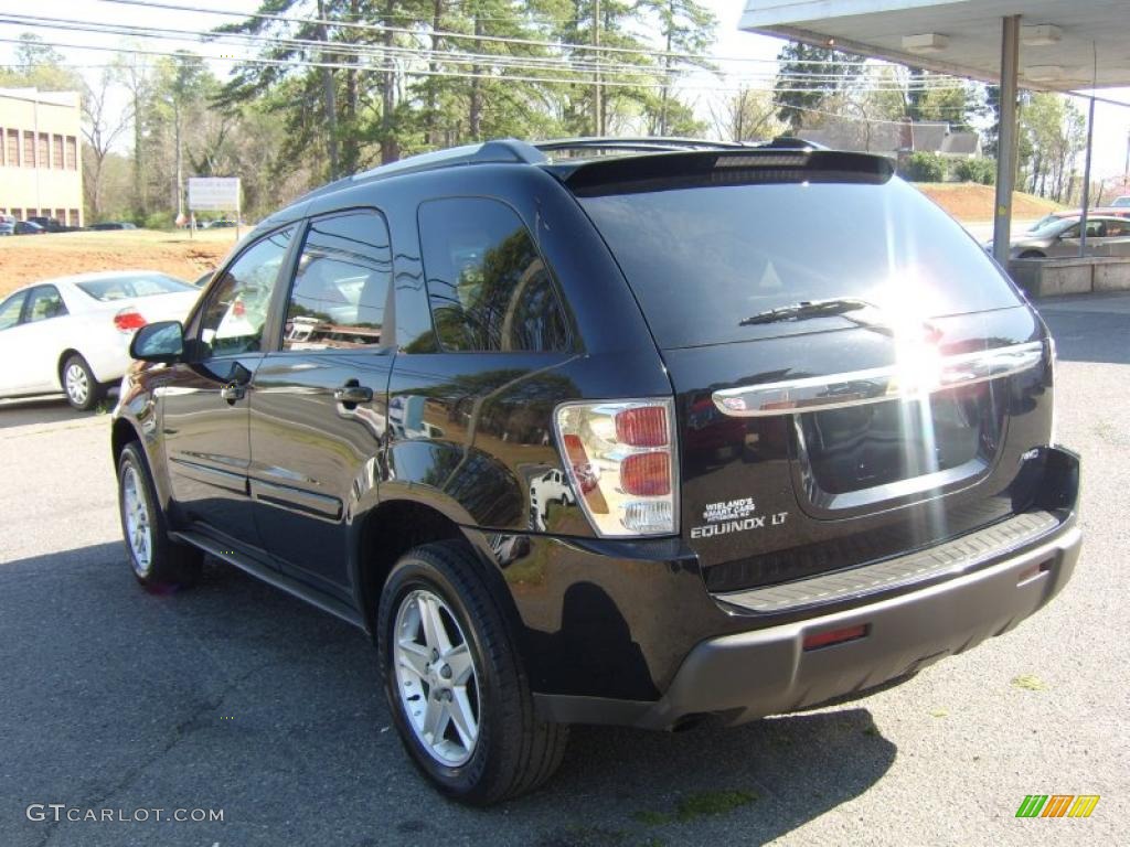 2005 Equinox LT AWD - Black / Light Gray photo #6