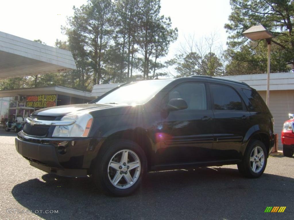 2005 Equinox LT AWD - Black / Light Gray photo #8