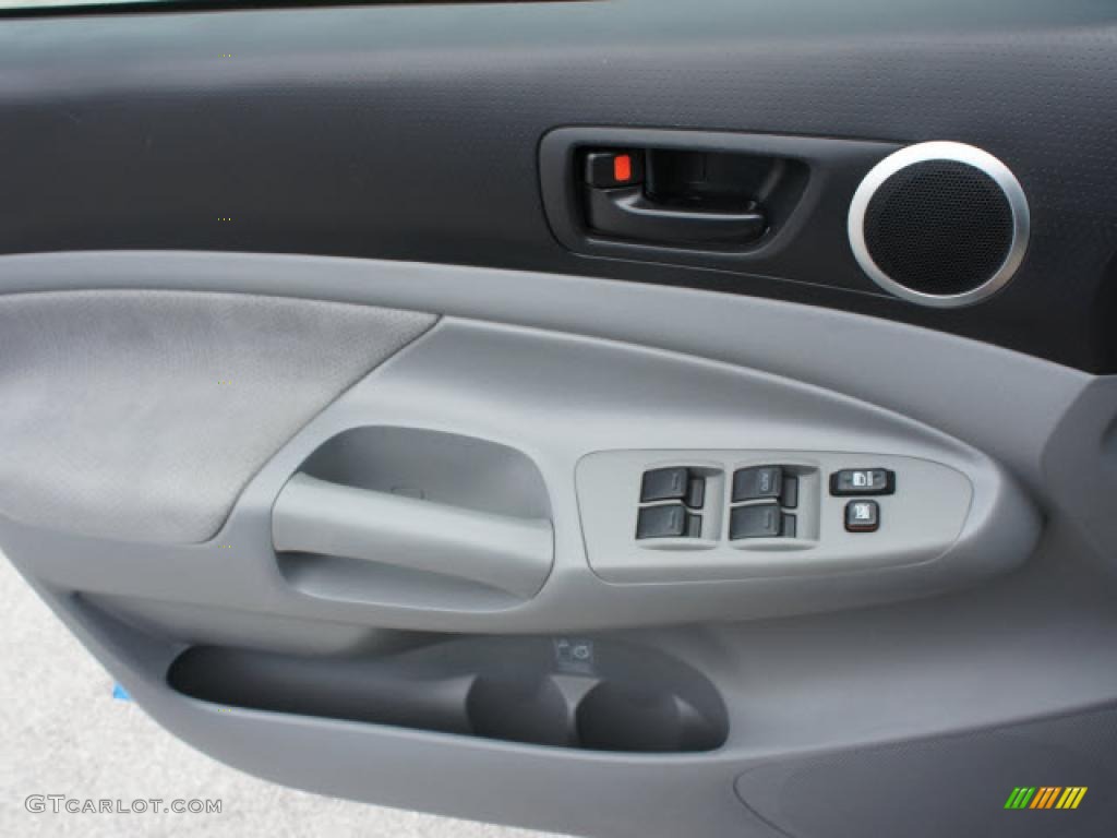 2008 Toyota Tacoma V6 TRD Sport Double Cab 4x4 Graphite Gray Door Panel Photo #47315006