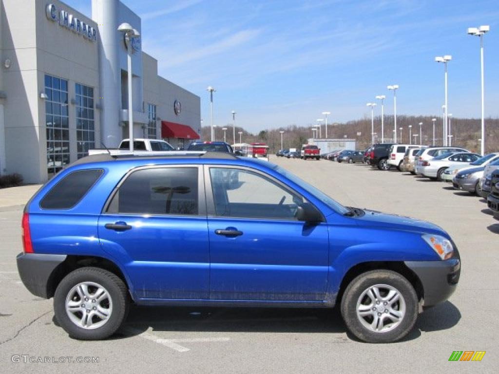 Smart Blue Metallic 2008 Kia Sportage LX V6 4x4 Exterior Photo #47315249