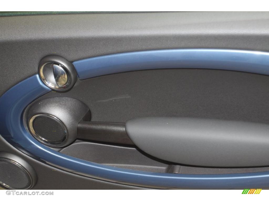 2011 Cooper S Convertible - Horizon Blue Metallic / Carbon Black photo #14