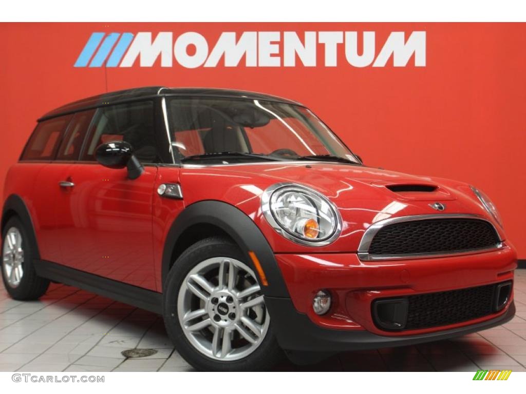 2011 Cooper S Clubman - Chili Red / Carbon Black photo #1