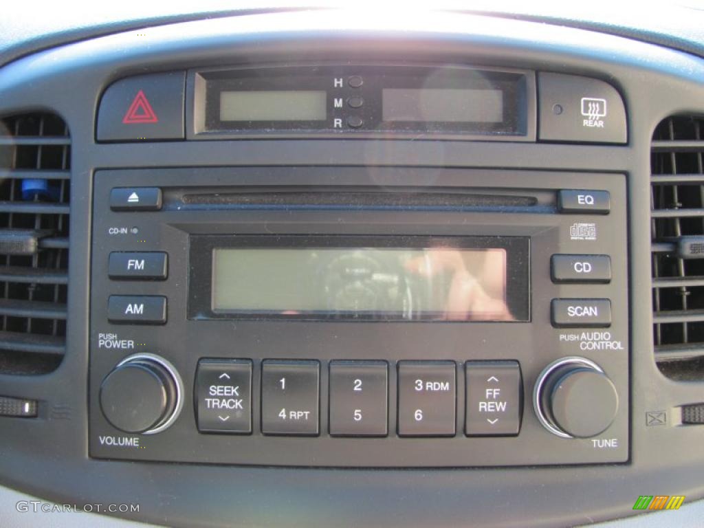 2007 Accent GLS Sedan - Dark Sapphire Blue / Gray photo #16