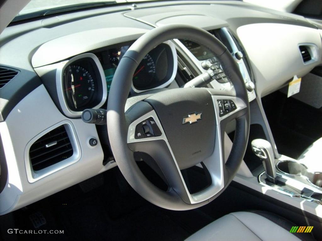 2011 Chevrolet Equinox LTZ Light Titanium/Jet Black Dashboard Photo #47318786