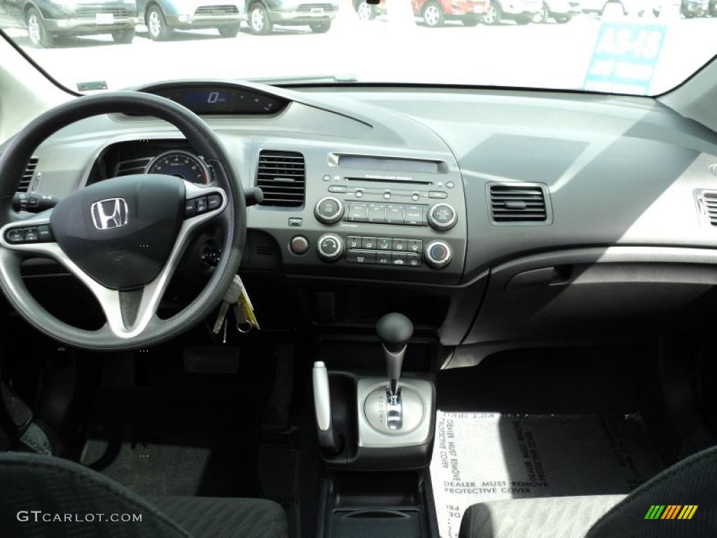 2010 Honda Civic EX Coupe Black Dashboard Photo #47319377
