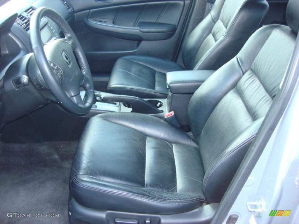 Black Interior 2004 Honda Accord EX-L Sedan Photo #47319380