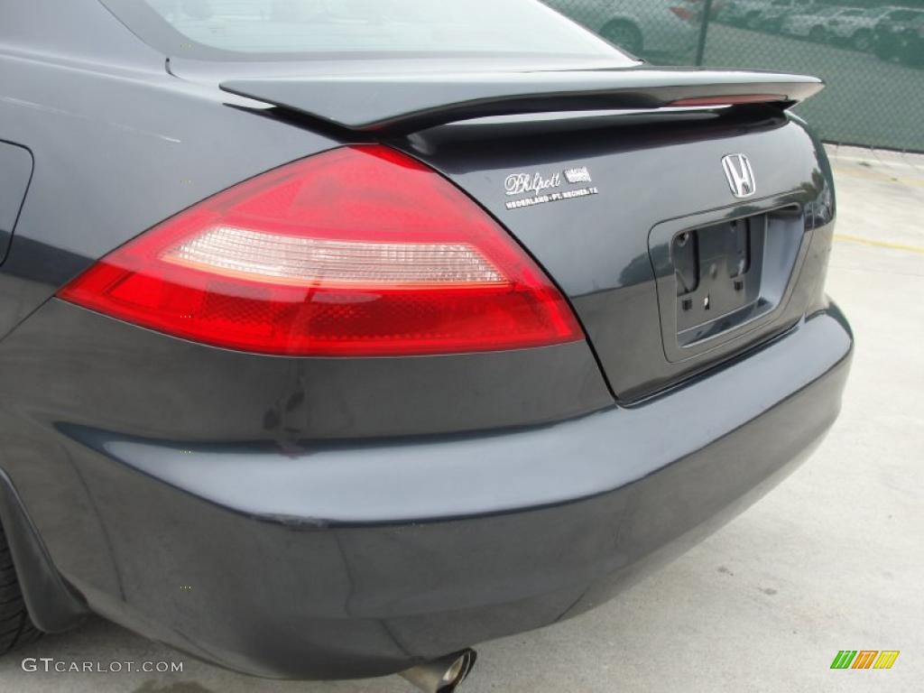 2003 Accord EX V6 Coupe - Graphite Pearl / Black photo #19