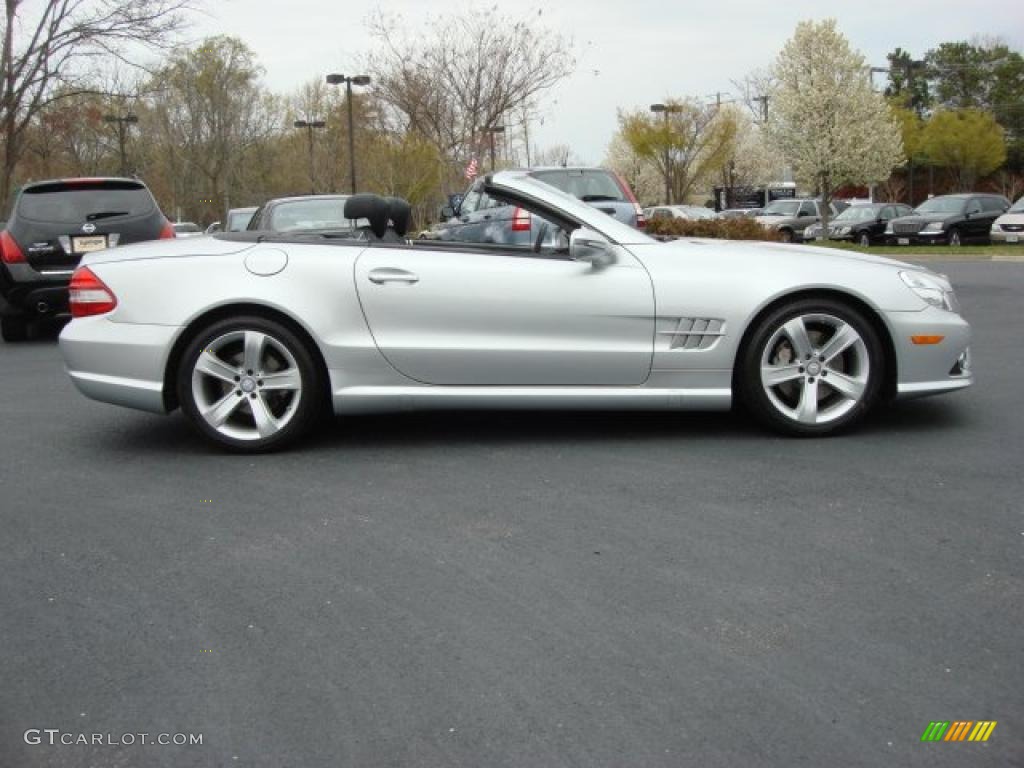 Iridium Silver Metallic 2009 Mercedes-Benz SL 550 Roadster Exterior Photo #47319911