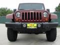 2007 Red Rock Crystal Pearl Jeep Wrangler Unlimited Sahara 4x4  photo #9