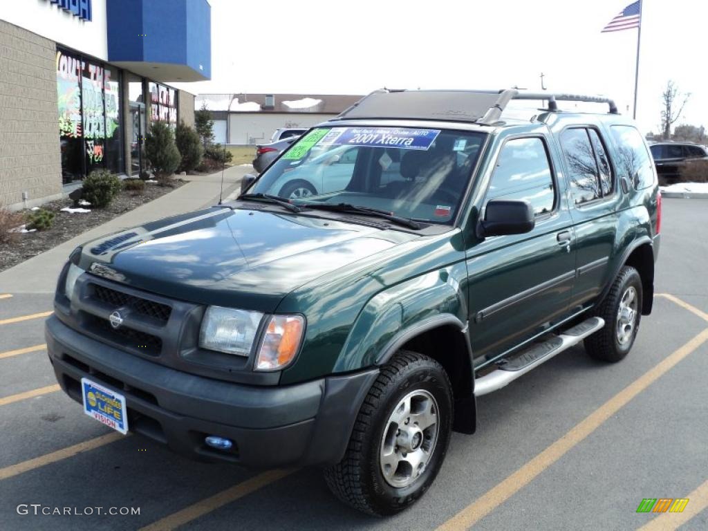 2000 Pathfinder SE 4x4 - Sherwood Green / Slate photo #1