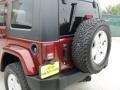2007 Red Rock Crystal Pearl Jeep Wrangler Unlimited Sahara 4x4  photo #24