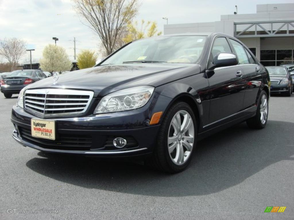 2008 C 300 Luxury - Capri Blue Metallic / Savanna/Cashmere photo #1